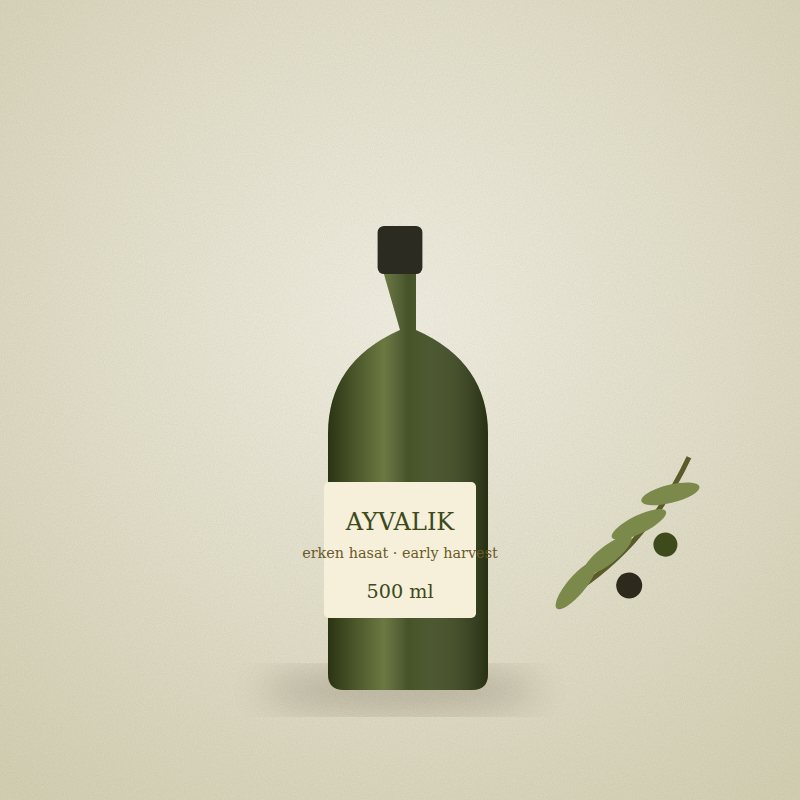 Early harvest olive oil