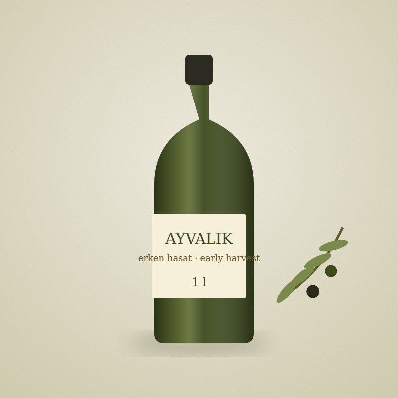 Early harvest olive oil