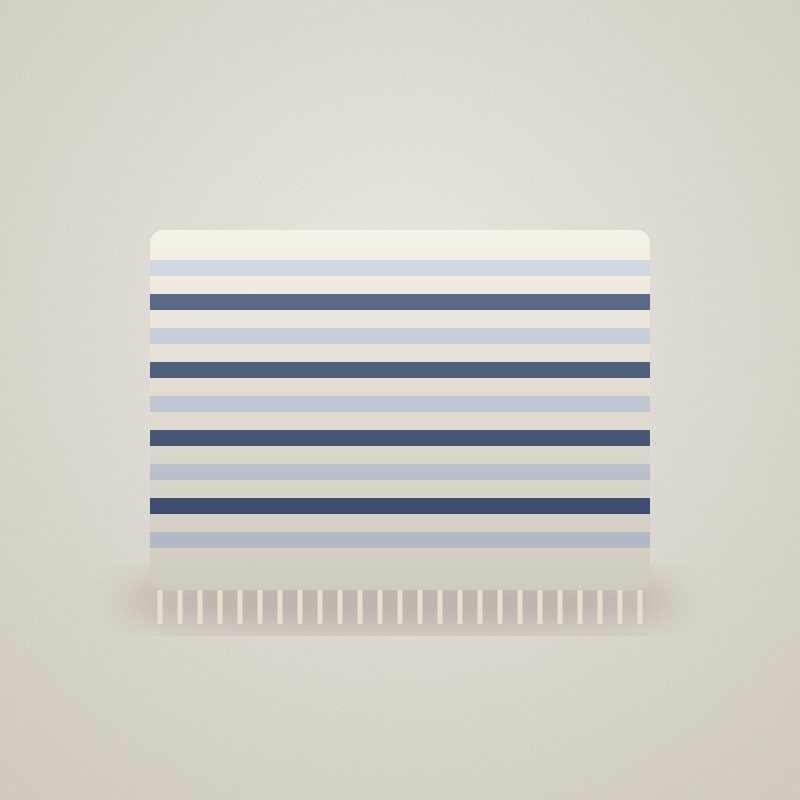 Indigo peshtemal towel